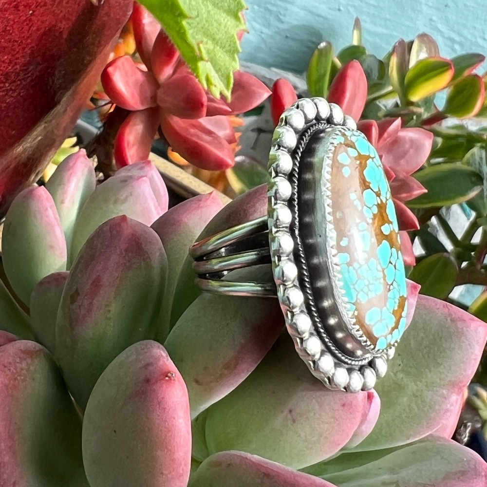 Number 8 Turquoise ring - Picture 4 of 4